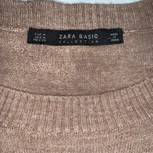 Zara Beige Ruffle Poncho - Picture 4 of 7